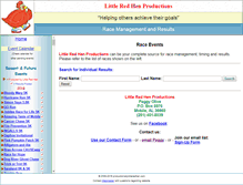 Tablet Screenshot of productionsbylittleredhen.com
